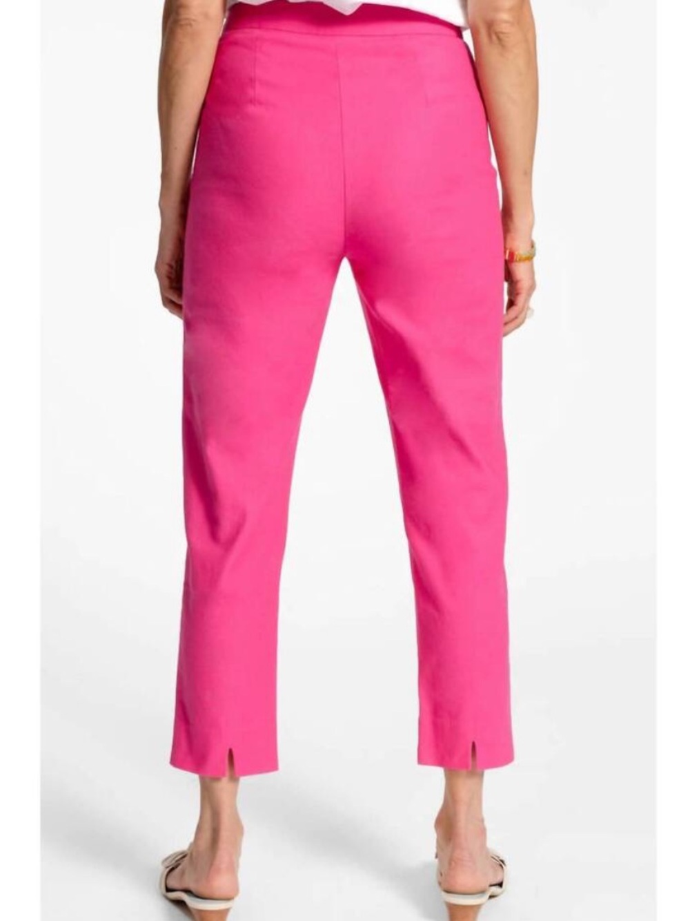 NWT Frances Valentine Lucy Cigarette Pant in Pink - Picture 2 of 10